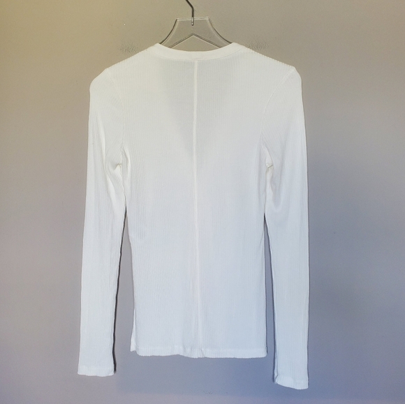 The Range Alloy Ribbed LS Button Down Cream Size S - Picture 6 of 8